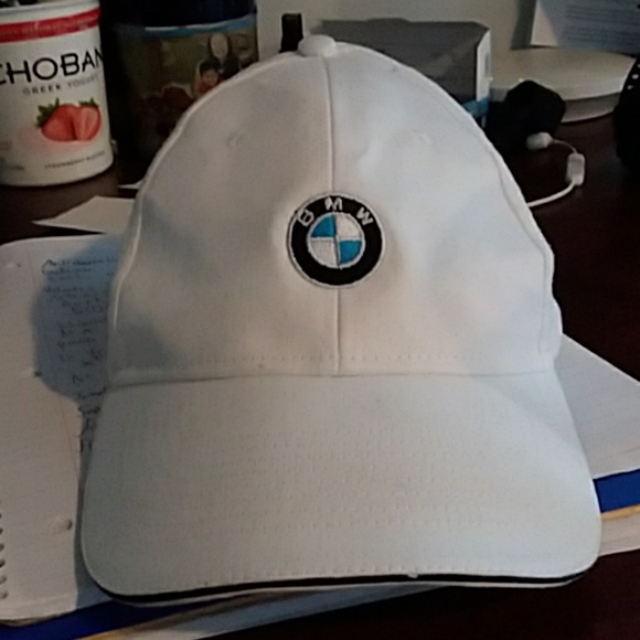 BMW white any size baseball cap - Picture 1 of 1